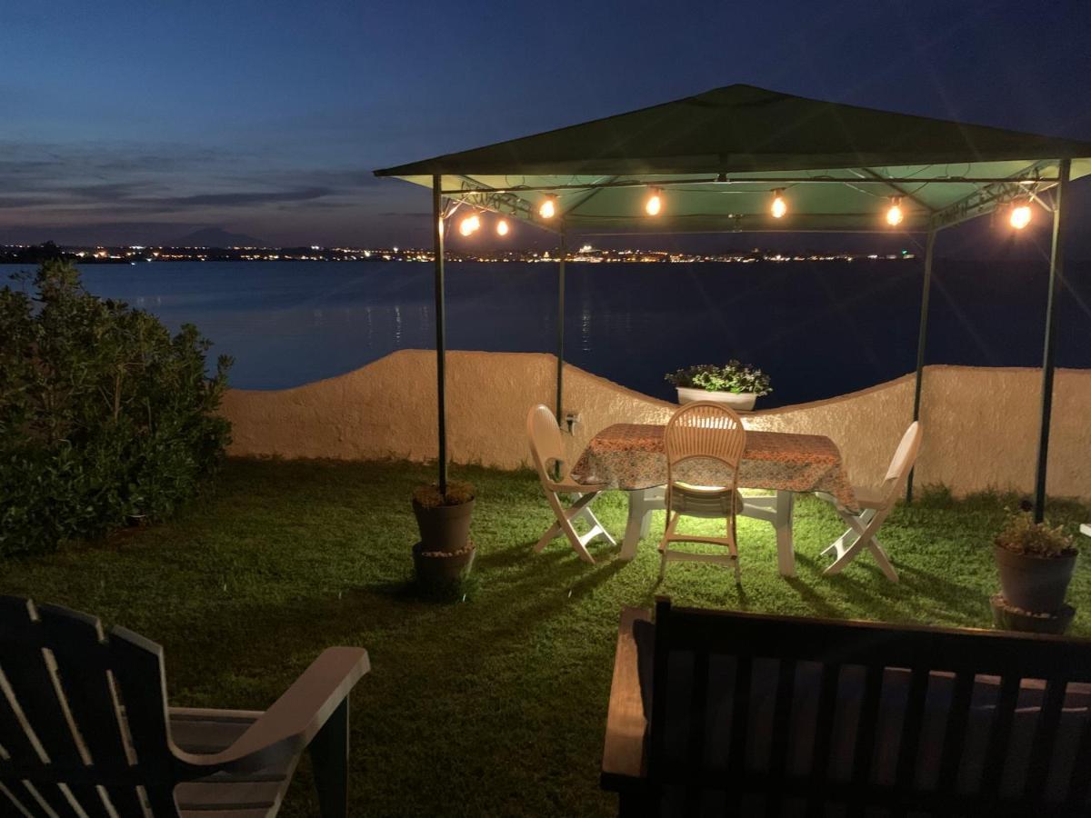 Apartamento Casa Con Piscina E Vista Mare Dal Giardino Fanusa Exterior foto