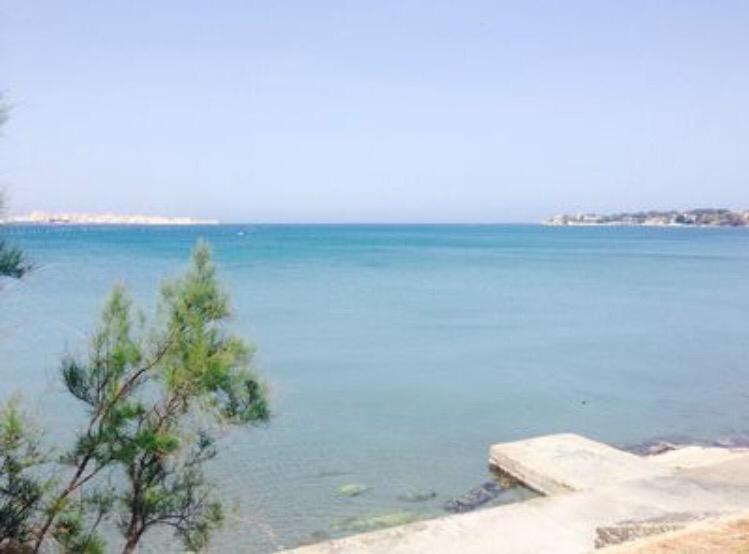 Apartamento Casa Con Piscina E Vista Mare Dal Giardino Fanusa Exterior foto